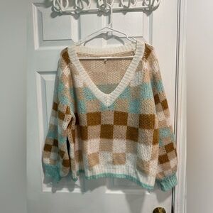 Oversized V-neck Cozy sweater